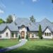 Elegant French Country Retreat – ~3,040 Sq Ft with Outdoor Lounge & 3-Car Angled Garage