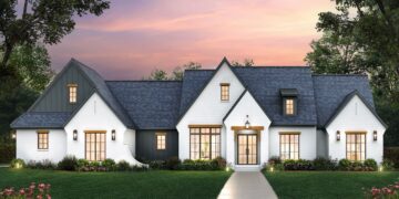 Modern French Country — ~2,674 Sq Ft with Private Master Wing & Graceful Living