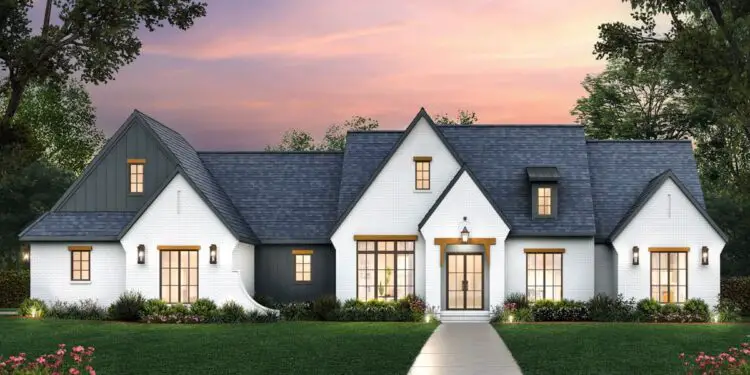 Modern French Country – ~2,674 Sq Ft with Private Master Wing & Outdoor Kitchen