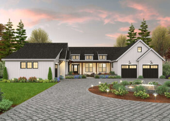 Modern Farmhouse – ~3,669 Sq Ft, 4 Beds, 4½ Baths & 3-Car Garage
