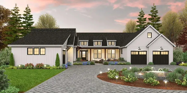 Modern Farmhouse – ~3,669 Sq Ft, 4 Beds, 4½ Baths & 3-Car Garage
