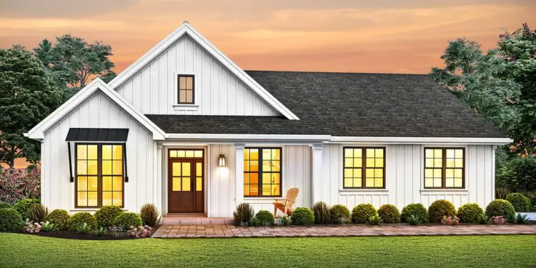 One-Story Modern Farmhouse – ~1,704 Sq Ft With Smart Footprint & Optional Bonus Space