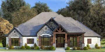 Elegant French Country – ~2,537 Sq Ft with Vaulted Great Room & Bonus Suite