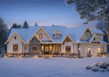 Craftsman Plan – 4,851 Sq Ft, 5 Bedrooms, 5.5 Bathrooms