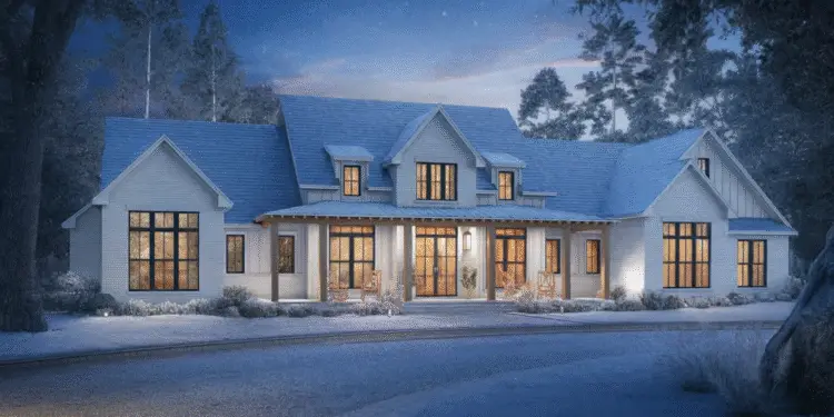 Modern Farmhouse Retreat – ~3,500 Sq Ft, 5 Beds, 3½ Baths, Grand Porches