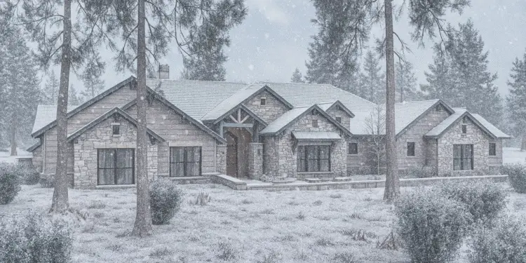 One-Story Mountain Craftsman with Large Outdoor Living Porch (≈4,405 Sq Ft)