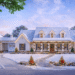 3,272 Sq Ft Country-Classic Home — 4-Bed, Porte-Cochere & Motor Court Plan