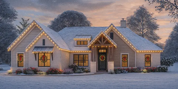 One-story Craftsman home offers 2,812 square feet of living space, with 4 (or optionally 5) bedrooms and 3 full baths.