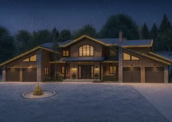 3,642 Sq Ft Modern House Plan with Symmetrical Wings & Big Outdoor Living