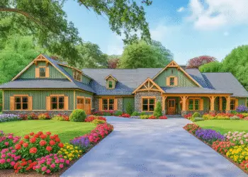 Spacious Country Home – ~5,098 Sq Ft with 4-Bedrooms, 4.5-Baths