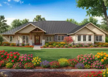Modern Farmhouse – ~2,974 Sq Ft, 3 Beds, 3.5 Baths