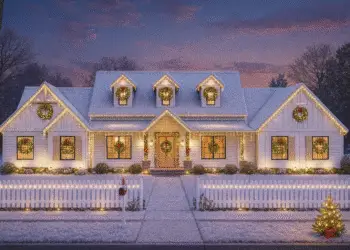 3,345 Sq Ft Modern Farmhouse — 4-Bed + Home Office, 3-Car Garage