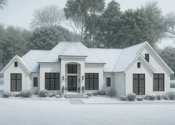 Transitional Country House – ~3,637 Sq Ft with Study & Private Owner’s Suite