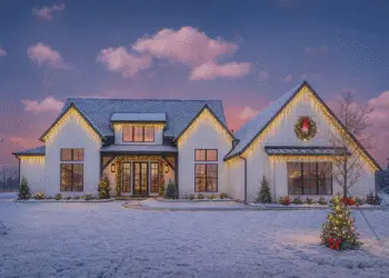 2,854 Sq Ft Transitional Farmhouse — 4-Bed, 3.5-Bath & Vaulted Great Room (Plan 818048JSS)