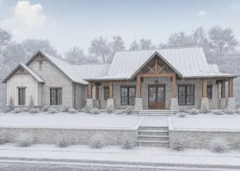 Modern Farmhouse – ~2,454 Sq Ft with 3 Beds, 2½ Baths, and 3-Car Garage