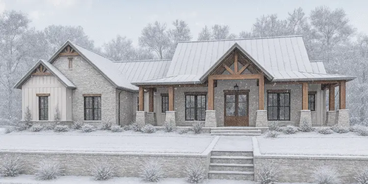 Modern Farmhouse – ~2,454 Sq Ft with 3 Beds, 2½ Baths, and 3-Car Garage