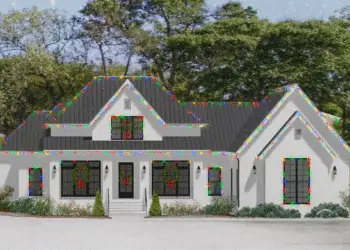 2,854 sq ft 3-Bed Modern Farmhouse — Stylish Layout with Bonus Expansion & Screened Porch