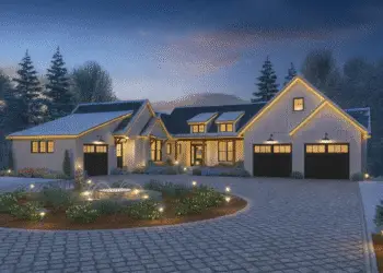 3,669 Sq Ft Modern Farmhouse — Main Home + 1-Bed Apartment