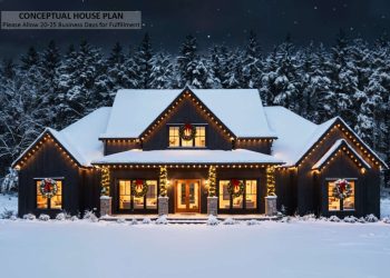 Modern Farmhouse Plan – ~2,985 Sq Ft • 4 Bedrooms & 3.5 Bathrooms