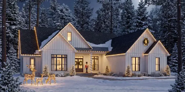 Modern Farmhouse Plan – ~2,475 sq ft, 4 Bedrooms, 3.5 Bathrooms, 2-Car Garage