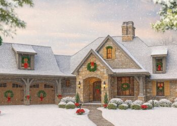2,482 Sq Ft Mountain House – 4 Beds, 3.5 Baths & Bonus Room (Plan 16883WG)