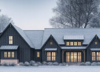 Modern Farmhouse Plan – 2,578 sq ft, 4 Bedrooms, 2½ Bathrooms