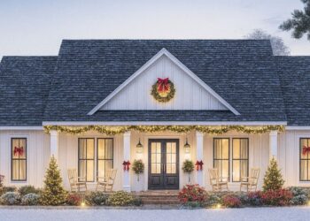 Modern Farmhouse Plan – 1,924 sq ft, 3 Bedrooms, 2½ Bathrooms