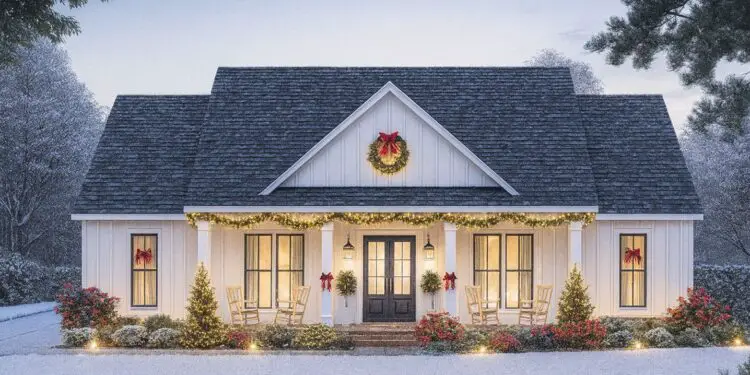 Modern Farmhouse Plan – 1,924 sq ft, 3 Bedrooms, 2½ Bathrooms