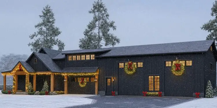 Barndominium Plan – 2,631 sq ft, 4 Bedrooms, 2½ Bathrooms
