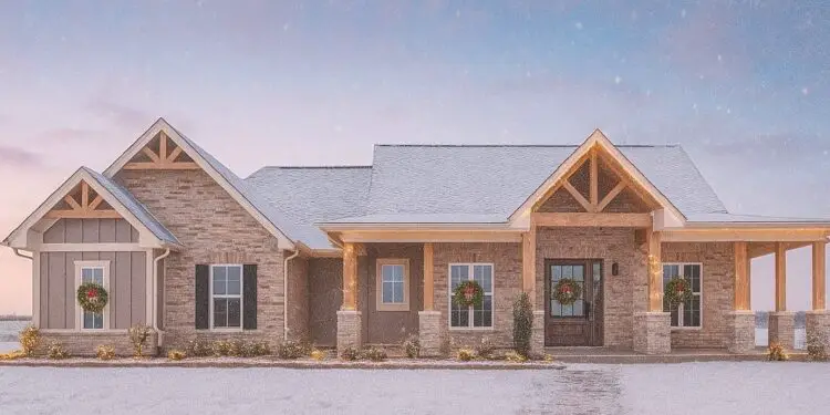 Modern Farmhouse Plan – 2,454 sq ft, 3 Bedrooms, 2½ Bathrooms