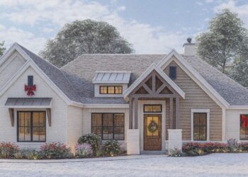Craftsman House Plan – 2,812 sq ft, 4–5 Bedrooms, 3 Bathrooms