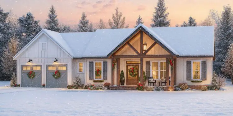 Modern Farmhouse Plan – 1,553 sq ft, 3 Bedrooms, 2 Bathrooms