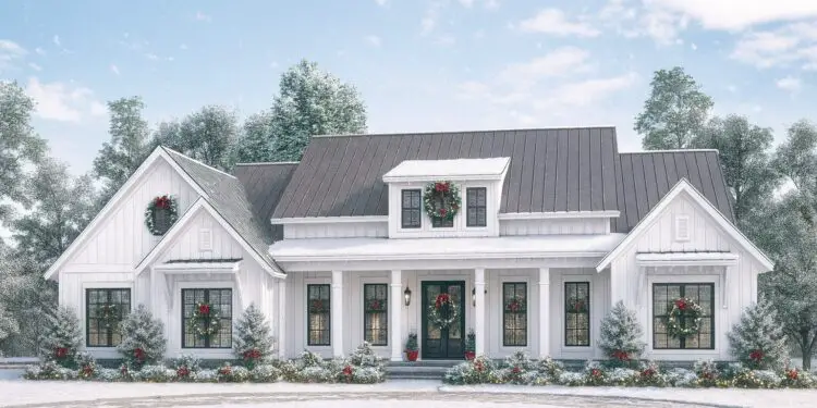 Open-Concept Farmhouse with Bonus Over Garage – 2,728 sq ft + Bonus, 4–5 Bedrooms, 3.5–4.5 Bathrooms