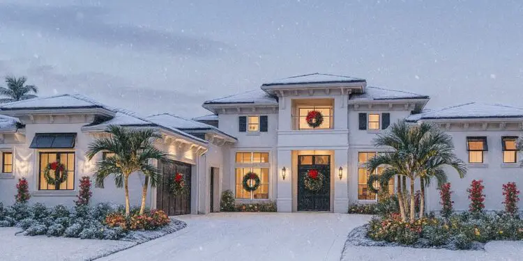 One-Level Beach House Plan – 4,068 sq ft, 4 Bedrooms, 4.5 Bathrooms