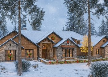 Modern Farmhouse Plan with L-Shaped Front Porch & Master-Suite Laundry – ~2,394 sq ft + Bonus, 3–4 Bedrooms, 3½–4½ Bathrooms