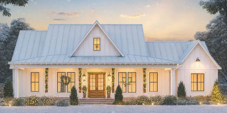 Modern Farmhouse Plan 4534-00072 – 2,085 sq ft, 3 Bedrooms, 2½ Bathrooms