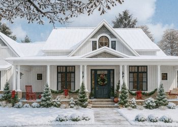 Modern Farmhouse with Two Bonus Rooms – 2,787 sq ft + Bonus, 3 Bedrooms, 2.5 Bathrooms (Plan 16904WG)