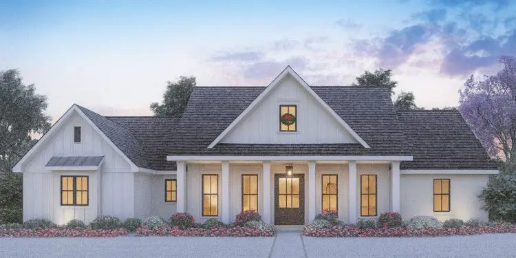 Modern Farmhouse Plan 4534-00113 – 2,166 sq ft, 4 Bedrooms, 2½ Bathrooms, 2-Car Side Garage