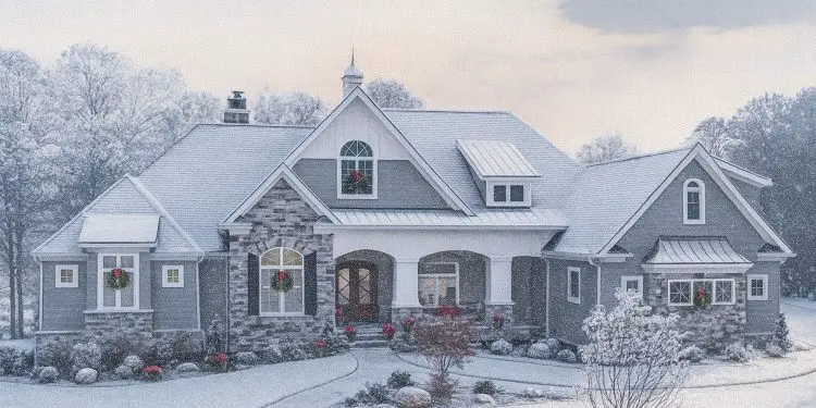 Hillside-Walkout Craftsman Home Plan with Sunroom Off Master Suite – 4,186 sq ft, 4-5 Bedrooms, 5 Bathrooms (Plan 444220GDN)