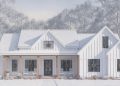 Modern Farmhouse Plan 009-00422 – ~2,365 sq ft, 3-4 Bedrooms, 2.5 Bathrooms, 2-3 Car Garage