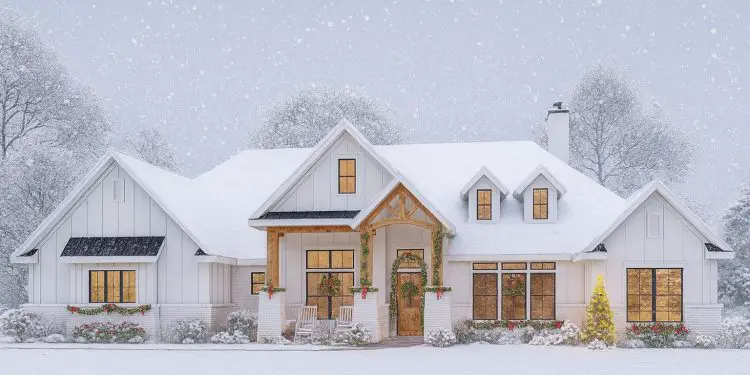 Craftsman Plan 3571-00016 – 3,220 sq ft, 4-5 Bedrooms, 3 Bathrooms, 3-Car Garage