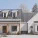 Modern Farmhouse with Three Shed Dormers & Flex Room – ~2,343 sq ft, 3–4 Bedrooms, 2.5 Bathrooms (Plan 70678MK)