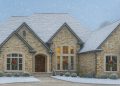 3-Bed House Plan with Massive Grilling Porch & Fireplace – ~3,765 sq ft total, 3 Bedrooms, 3.5 Bathrooms (Plan 70562MK)