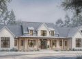 Modern Farmhouse ~3,500 sq ft – 5 Bedrooms, 3.5 Bathrooms, Single-Level (with Optional Garage Configuration)