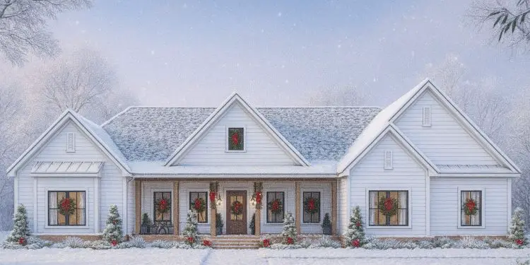 Modern Farmhouse – ~2,060 sq ft, 3 Bedrooms, 3 Bathrooms, Compact & Cozy Living