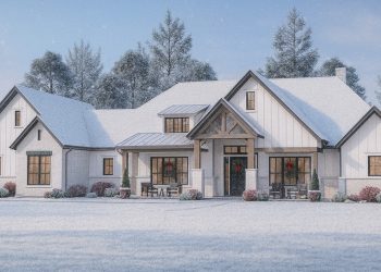 Spacious Modern Farmhouse – ~4,090 sq ft, 4 Bedrooms, 5 Bathrooms, 3-Car Garage