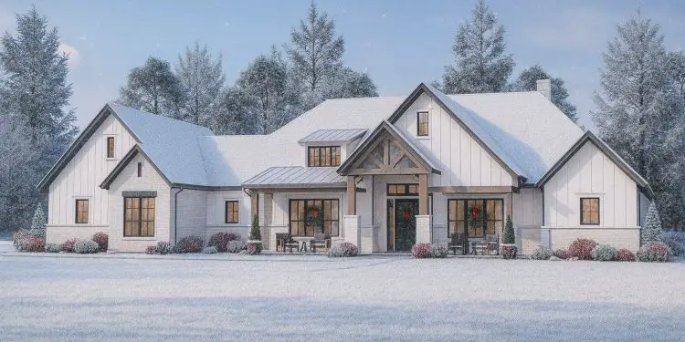 Spacious Modern Farmhouse – ~4,090 sq ft, 4 Bedrooms, 5 Bathrooms, 3-Car Garage