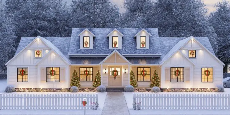 Modern Farmhouse with Home Office – ~3,345 sq ft, 4 Bedrooms, 3.5 Bathrooms, 3-Car Garage