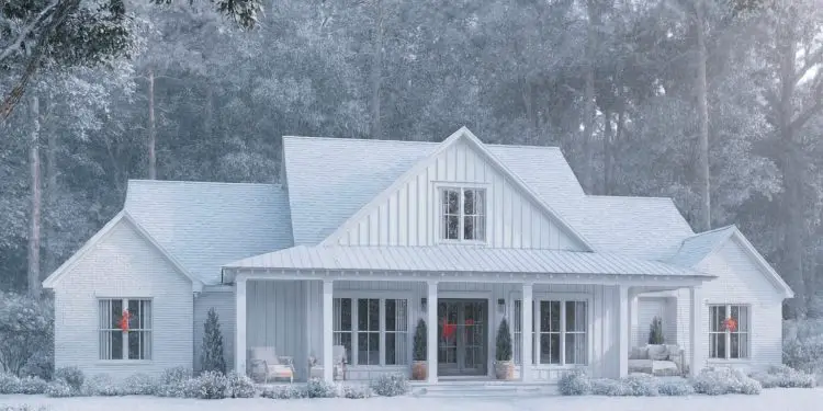 Modern Farmhouse with Vaulted Ceilings & Outdoor Kitchen – ~2,655 sq ft, 4 Bedrooms, 3.5 Bathrooms, 2-Car Garage