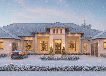 Luxury Mediterranean Home – ~6,240 sq ft, 5 Bedrooms, 6.5 Bathrooms, 4-Car Garage